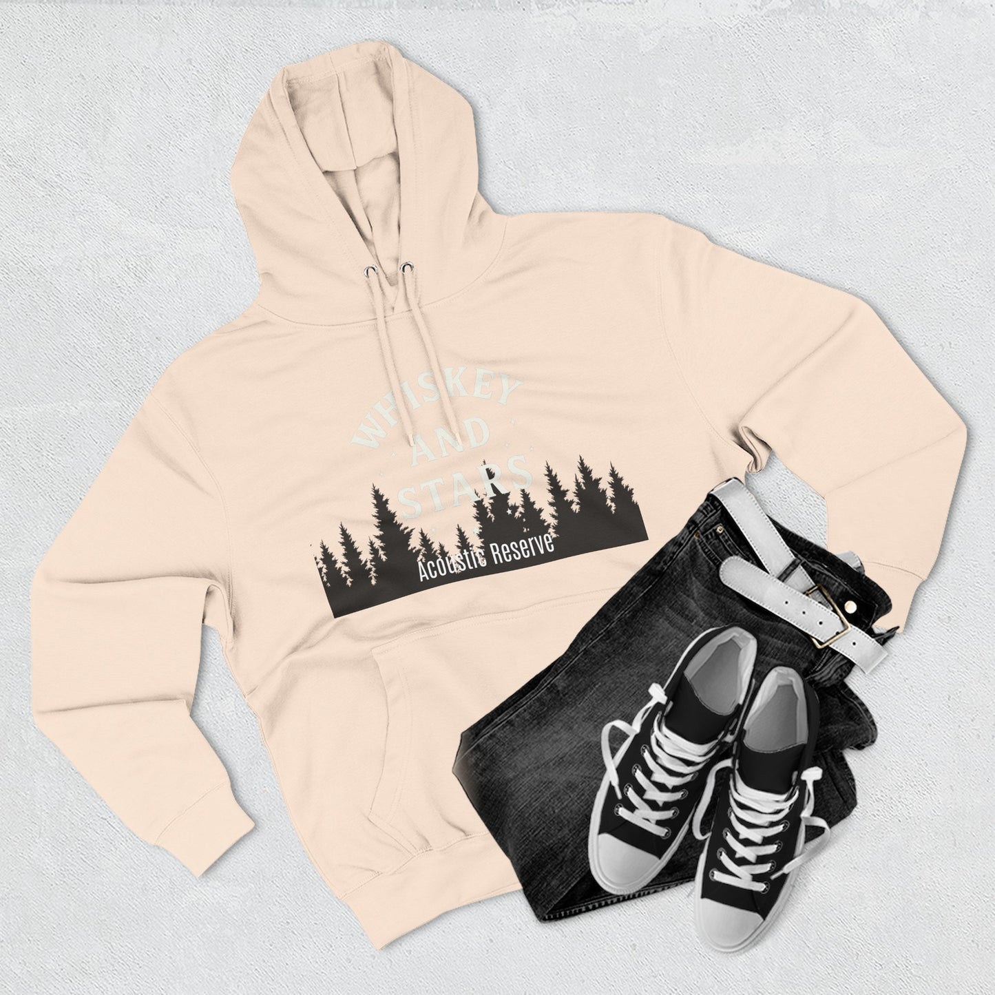 Cozy Whiskey and Stars Hoodie