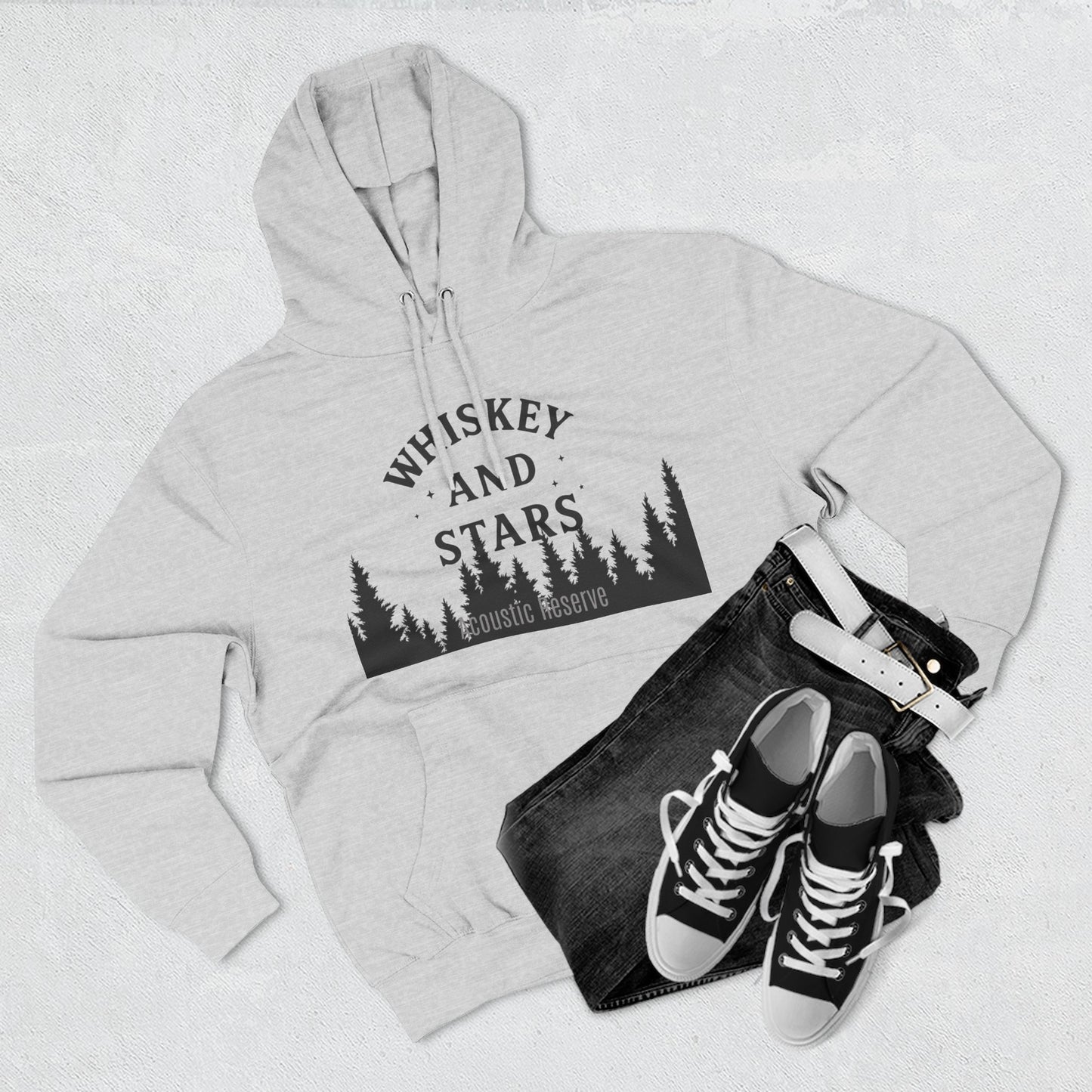 Cozy Whiskey and Stars Hoodie