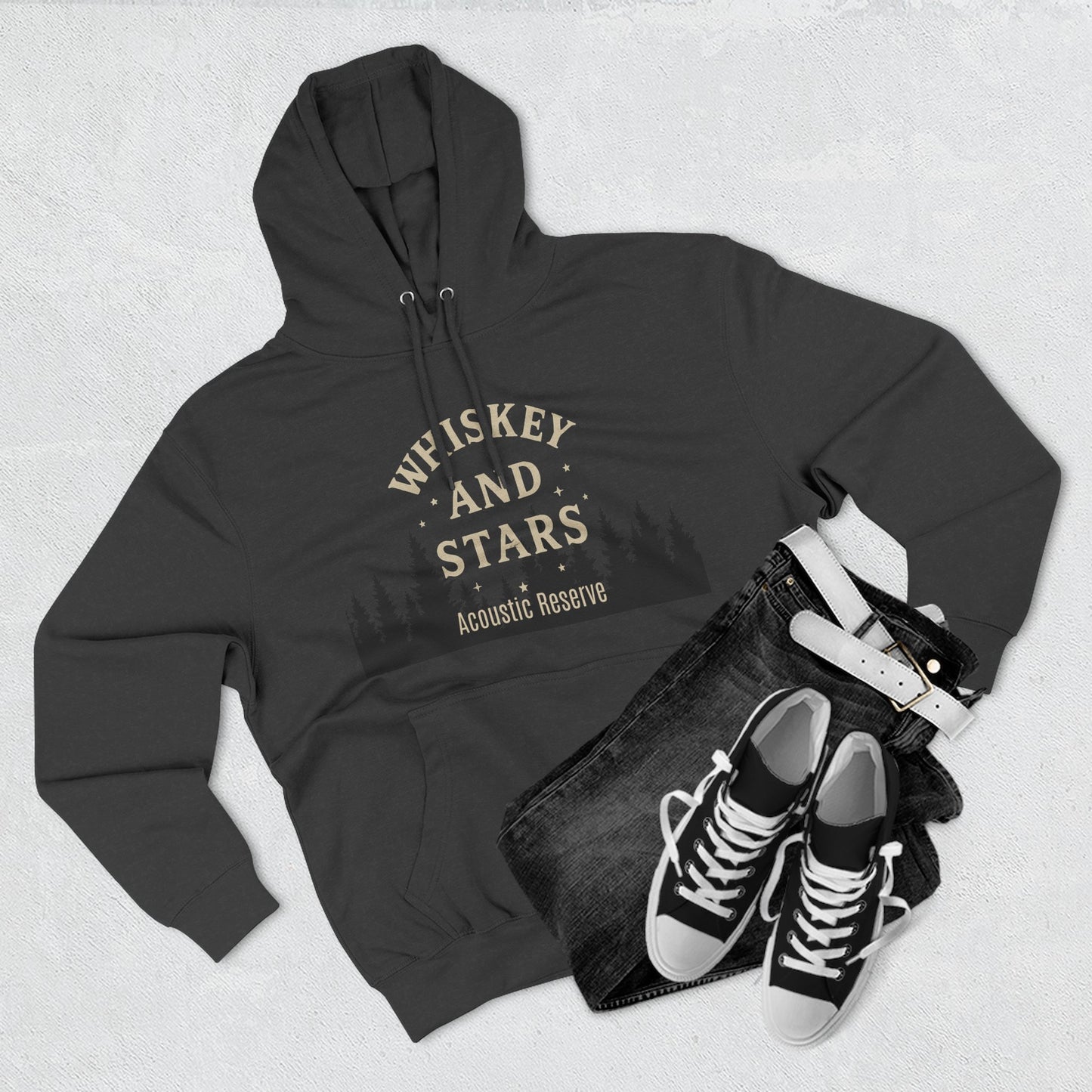 Cozy Whiskey and Stars Hoodie